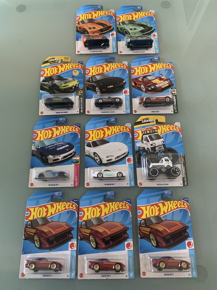 Hot Wheels Mazda Lot