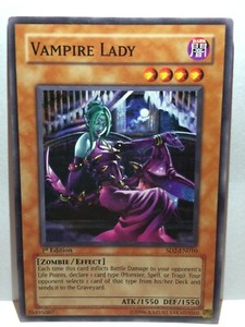 Yu-Gi-Oh! Vampire Lady Card - SD2-EN010 - 1st Edition | eBay