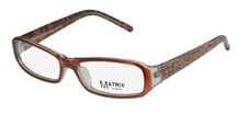 NEW CONTINENTAL EYEWEAR MATRIX 809 INEXPENSIVE ADULT SIZE EYEGLASS FRAME/GLASSES
