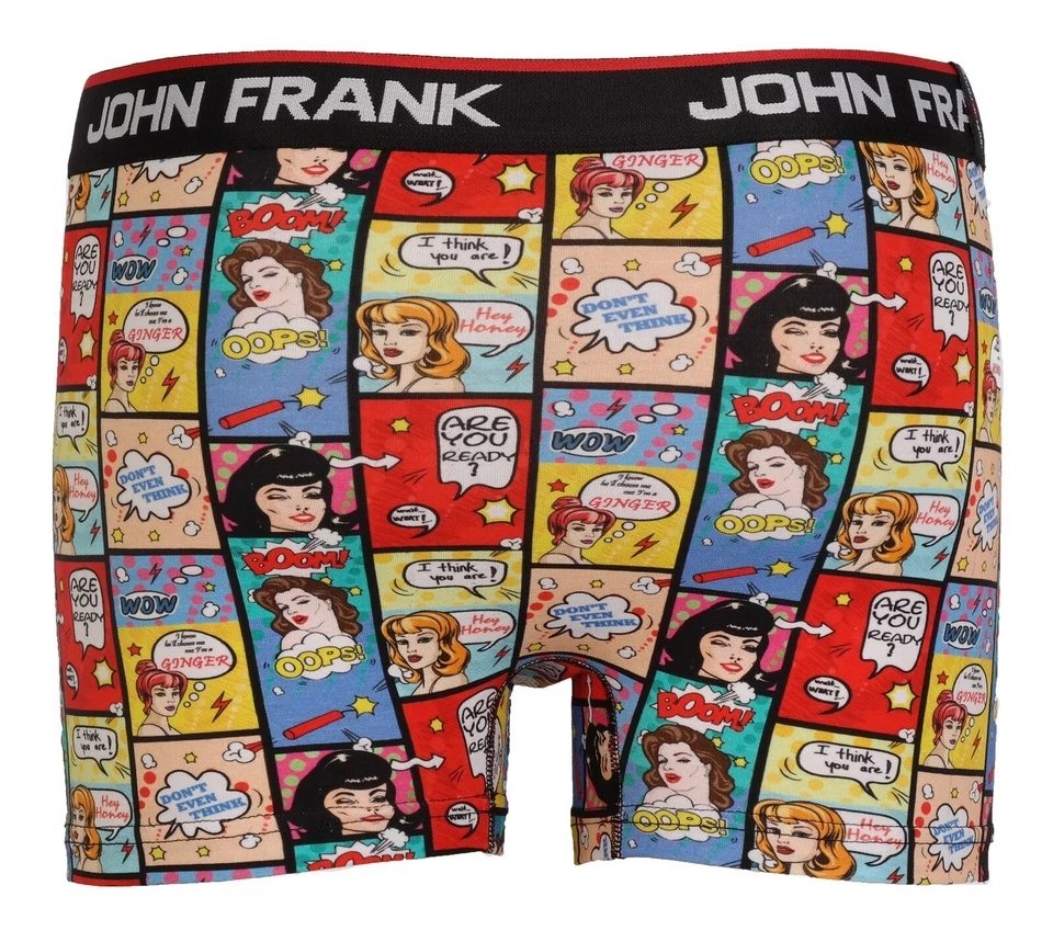 Boxer de dibujos animados para niñas y hombres con bolsa de estadio ropa interior para hombres Foto 2 de 3