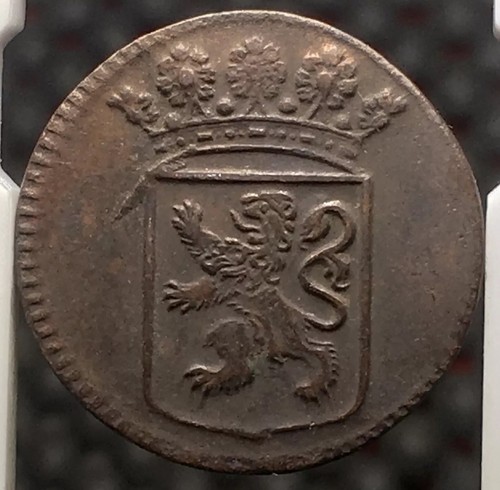 NETHERLANDS INDIES VOC 1742 DUIT #05 HOLLAND KM70