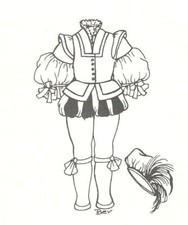 SEWING PATTERN 5 different sizes 11 12" 13 14" 17 18" prince charming U pick