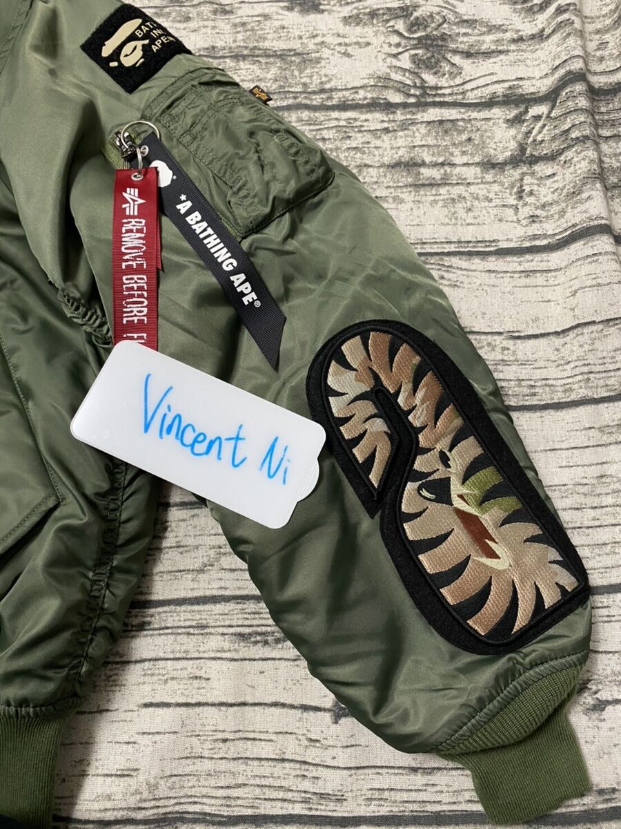 A BATHING APE BAPE X ALPHA INDUSTRIES REVERSIBLE MA-1 XL | eBay A BATHING APE BAPE X ALPHA INDUSTRIES REVERSIBLE MA-1 XL | eBay