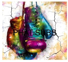 20oz Sublimation Tumbler Wrap Colorful Boxing Gloves Ready To Press Transfer