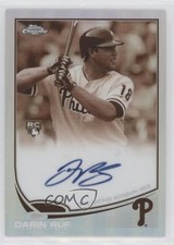 2013 Topps Chrome Sepia Refractor Rookie Auto 63/75 Darin Ruf #16 Auto 3q5
