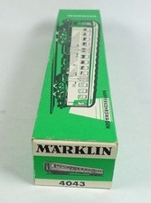 Märklin 4043 LEERKARTON Silberling Nahverkehr Personenwagen Spur H0 OVP HO Box