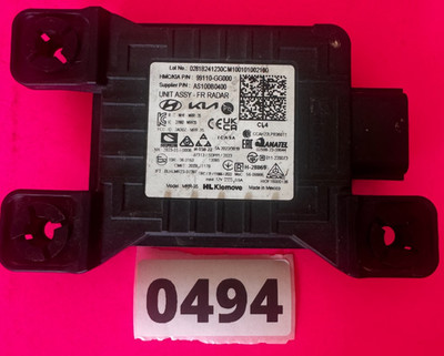 24 25 26 KIA K4 FRONT  RADAR  CRUISER MODULE 99110 GG000