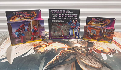 Hasbro Transformers The Movie 3-Pack Mixed Lot Perceptor Starscream Kickback