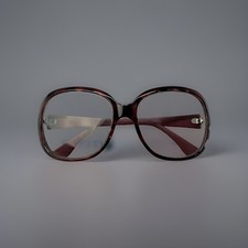 Nine West Eyeglasses Frames Womens Tortoise Oversized Square Plastic Brown