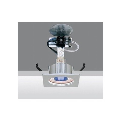 iGuzzini 8003 Laser Square Recessed Spotlight 12V 50W GX5.3 Ø75Mm X H 115Mm