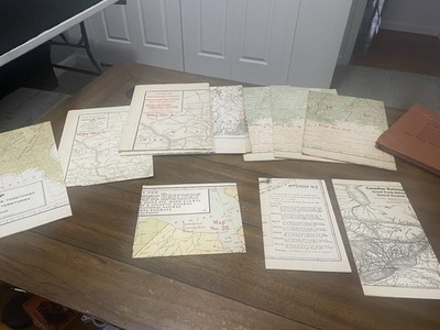 13 Antique Official Railroad Traffic Maps of the United States & Canada