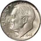 1946-D Roosevelt Dime PCGS MS67 FB Nice Eye Appeal Strong Strike