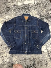 Japan Blue Jeans Type 2 Selvedge Denim Jacket Size 40 Medium J38120R01