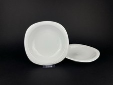 Rosenthal Suomi weiß Suppenteller Studio-line 21,5cm TOP tiefer Teller 2 Stück