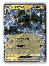 Luxray ex 068/167 Double Rare Twilight Masquerade Pokemon Near Mint