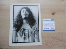 Carlos Santana autograph signed A4 magazine image ACOA