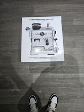 Brand New Chefman Crema Supreme Espresso Machine Stainless-Steel Finish