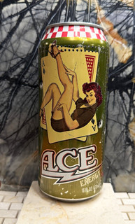 ACE Energy Drink Can 16 oz BOTTOM OPENED 2006