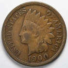 1900 Indian Head Penny Cent Extremely Fine (XF)