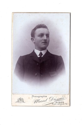CDV Foto Herrenportrait - Dison um 1900