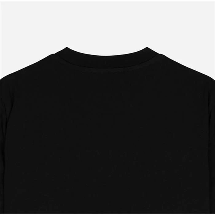 T shirt manica corta Moncler con logo ricamato nero 8C00006 77960709