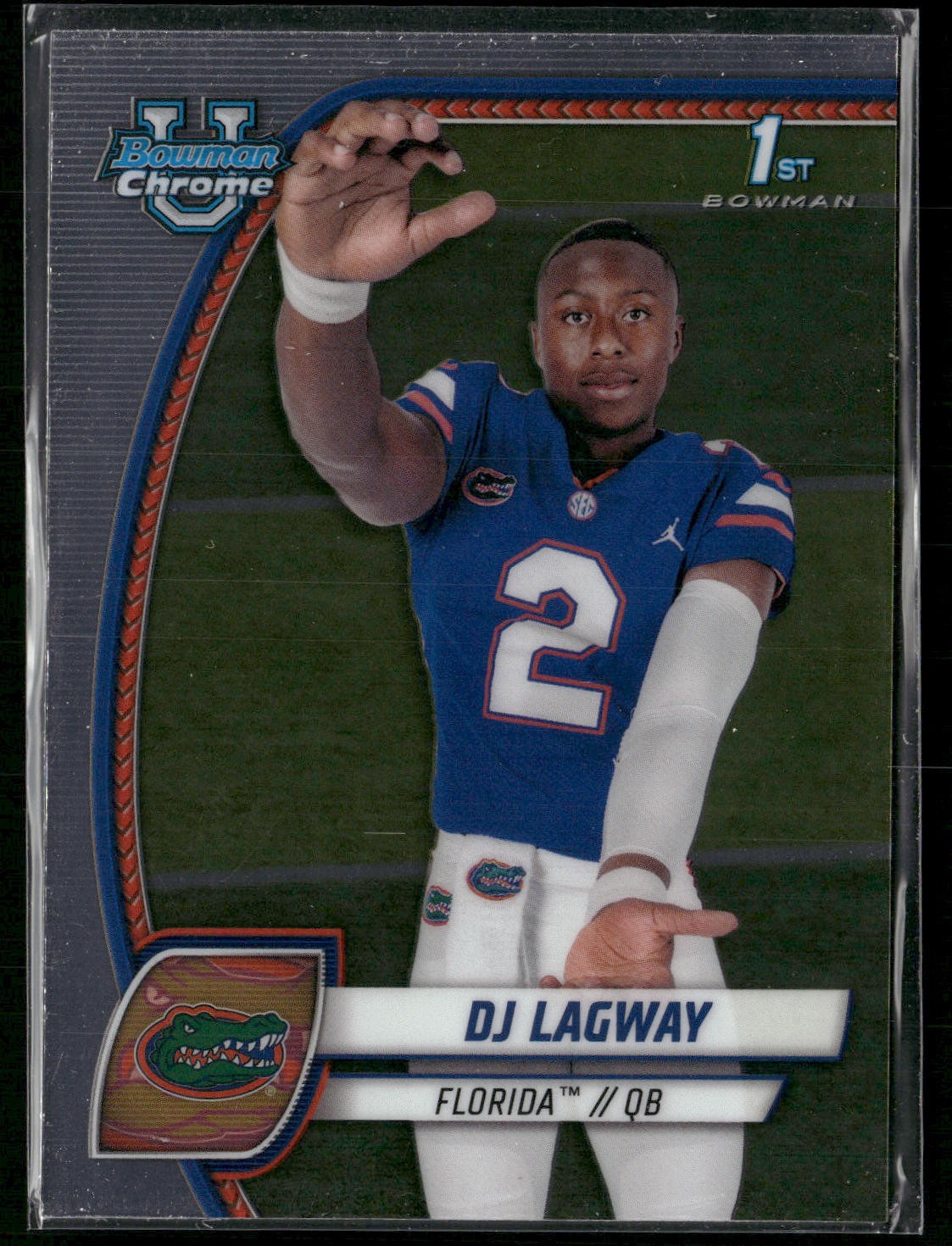 DJ Lagway 2024 Bowman University Chrome #63 Florida Gators