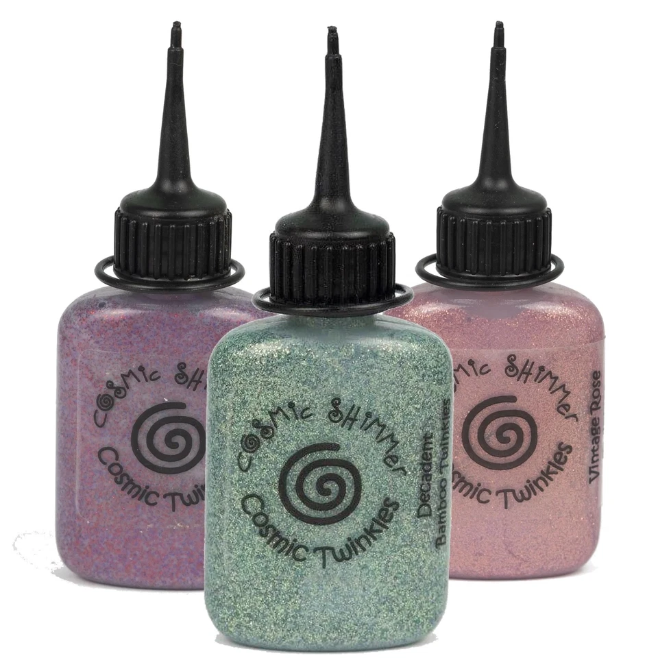 Cosmic Twinkles - Cosmic Shimmer high quality sparkling glitter glue 21 colours