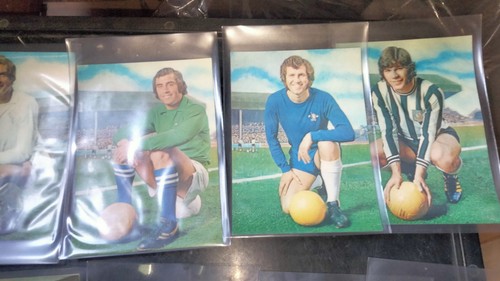 Campionato Inglese Galleria di Stelle 3D anni 70 lotto 12 pz the Sun da recupero - Foto 3 di 12