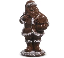 Raz Imports Faux Chocolate Santa Claus Christmas Figure 7"
