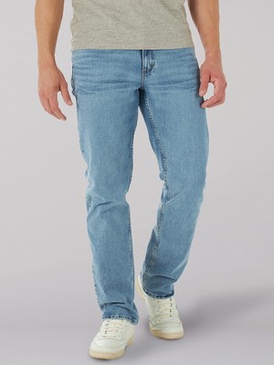 Lee Men's Legendary Relaxed Straight Jean- Icey Blue