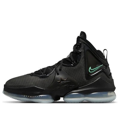 Size 10 - Nike LeBron 19 Black Green Glow 2022