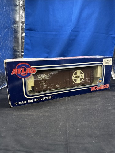 ATLAS O 529-2 SANTA FE 40' PLUG-DOOR BOX CAR #40171 IN 2-RAIL D2 | Zustand: New