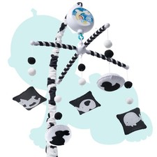 Montessori Mobile Baby for Crib TINITIGIES Black and White Mobile Give Visua...