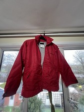 Porsche Red Rain Jacket Size M Excellent Condition