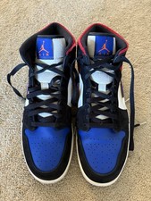 Air Jordan 1SE Mid Rivals 852542-006 Basketball Shoes Men’s Size 11.5 Nike Air Jordan 1 Mids Se Rivals Black/Red/Blue/white  main image 4