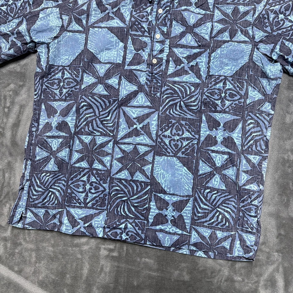 Camisa Reyn Spooner Para Hombres L Hawaiana Popover Aloha Conmemorativa Estampado Reverso De Colección Foto 4 de 4