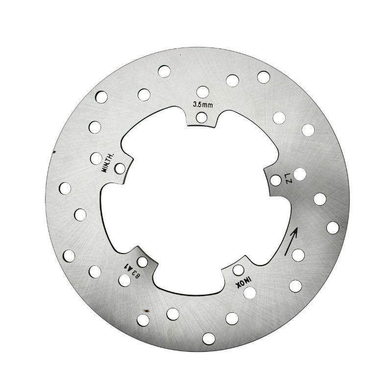 Disque frein 50-125 vespa lx s primavera acier inoxydable de rechange