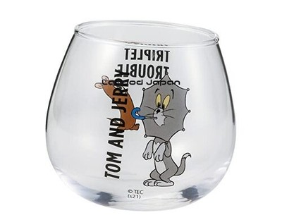 Sun Art Tom and Jerry Swaying Tumbler Glass Approx. 290ml Transformable Made in
