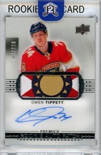 2016-17 Upper Deck Premier Owen Tippett Rookie Auto Patch /299