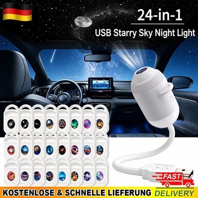 360° Rotation Galaxy Star Projektor Mini Nachtlicht Wohnatmosphäre