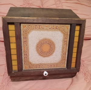 Antique Wood Bread Box