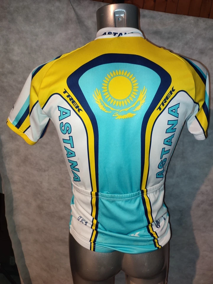 MAILLOT VELO BONTRAGER  EQUIPE ASTANA TREK  VINTAGE TAILLE S TOUR DE FRANCE - Photo 4/4