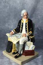 Porcelain Ceramic 1979 Royal Doulton Tableware Captain Cook Figure HN2889