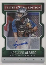 2014 Panini Elite Extra Edition /25 Jhoandro Alfaro #2 Auto