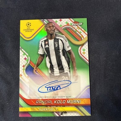Topps Finest KOLO MUANI 99 Limited Autograph green  2024-25