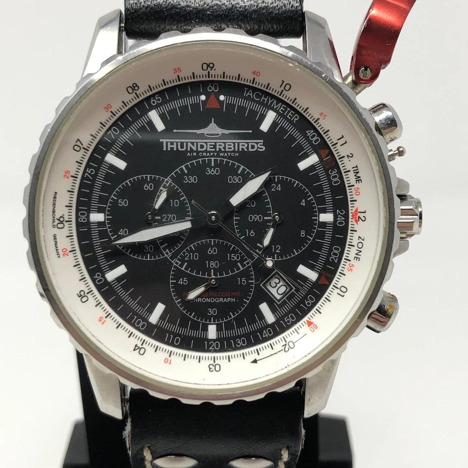Reloj Riedenschild Thunderbirds Hombre Fighting Falcon Pro Aviación Cronógrafo Foto 2 de 4