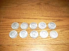 Lot of 10 KENNEDY CLAD Half Dollars 1967 1968 1969.