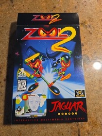 ATARI JAGUAR ZOOL 2 COMPLETE IN BOX CIB RARE GENUINE AUTHENTIC ORIGINAL TESTED 