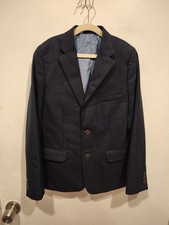Nordstrom Boys Navy Blue Wool Blend Sport Coat Blazer Jacket Sz 12 Event Wedding
