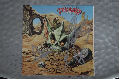 Tankard - Stone Cold Sober CD Album signed / autograph / signiert